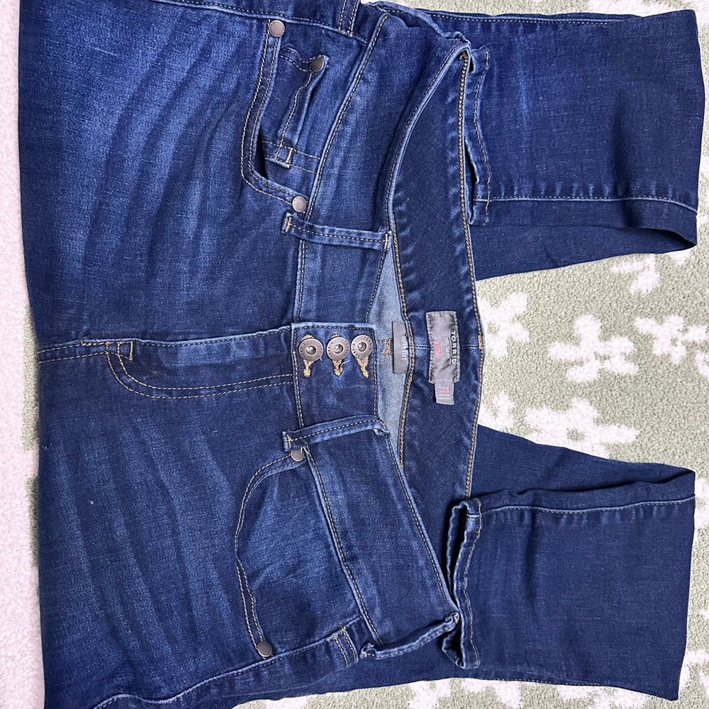 Torrid Dark Blue Jeggings